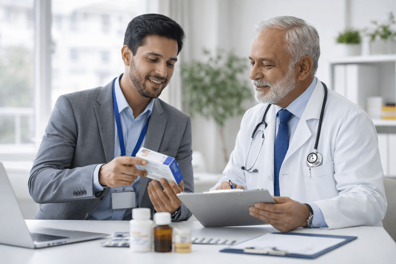 Medical Professional with Doctor